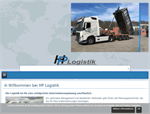 Tablet Screenshot of hplogistik.com